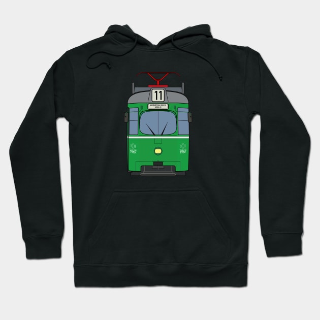 Beograd/Basel Tram Hoodie by charlie-care